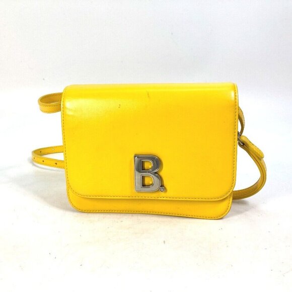 BALENCIAGA 592898 Bag 2WAY bag Clutch bag B logo Pochette Crossbody Shoulder Bag - Picture 1 of 10